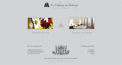 Desktop Screenshot of lechateaudefontenay.fr